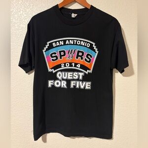 San Antonio Spurs 2014 Quest for Five Tee